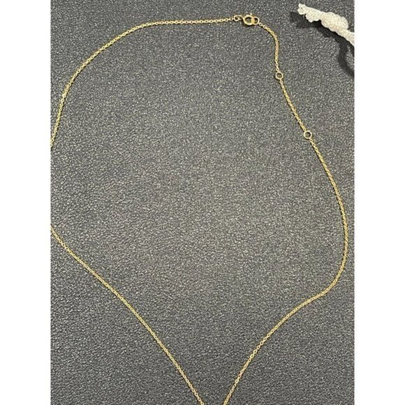 Sterling Forever 14K Gold Vermeil Cubic Zircon Starburst Pendant Necklace - Picture 5 of 6